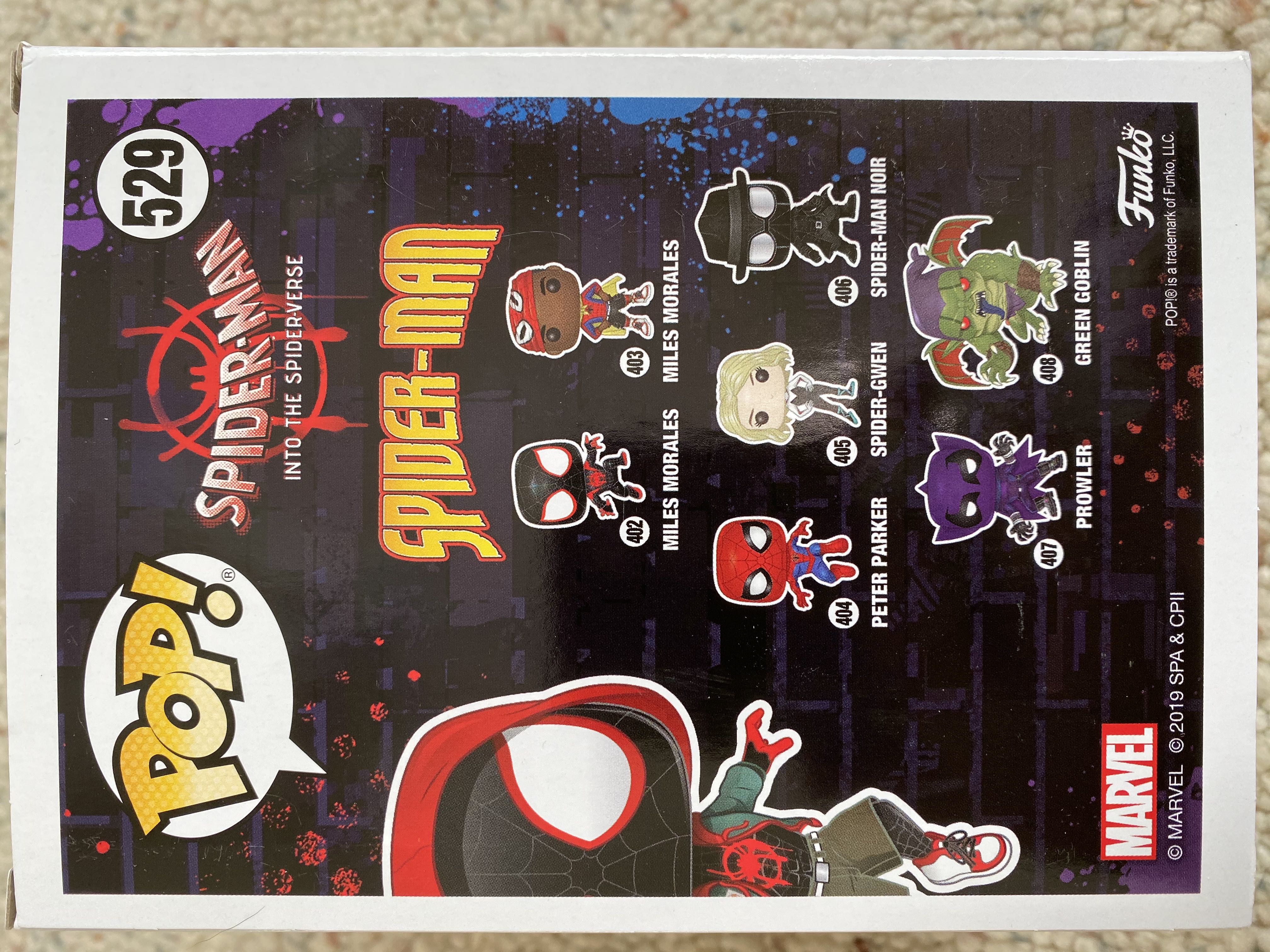 Spider-man: Miles Morales, #529 - Marvel Universe vinyl figure collectible [Barcode 889698430074] - Main Image 2