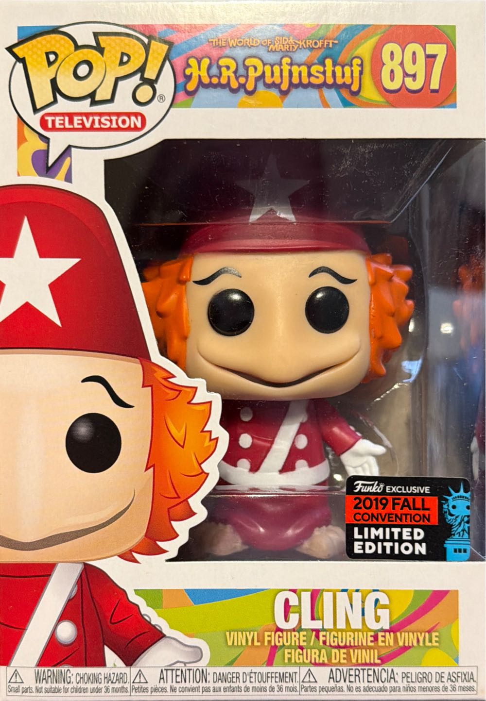 H.R. Pufnstuf -897- Cling - H.R. Pufnstuf vinyl figure collectible [Barcode 889698411677] - Main Image 4