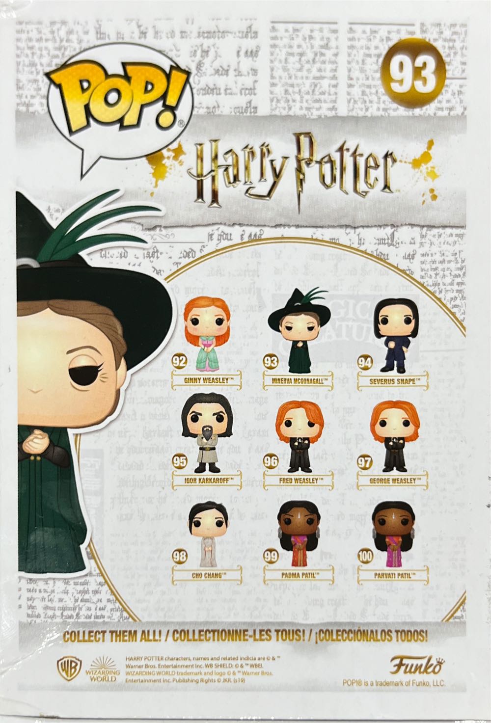 Minerva McGonagall - Harry Potter vinyl figure collectible [Barcode 889698428309] - Main Image 3
