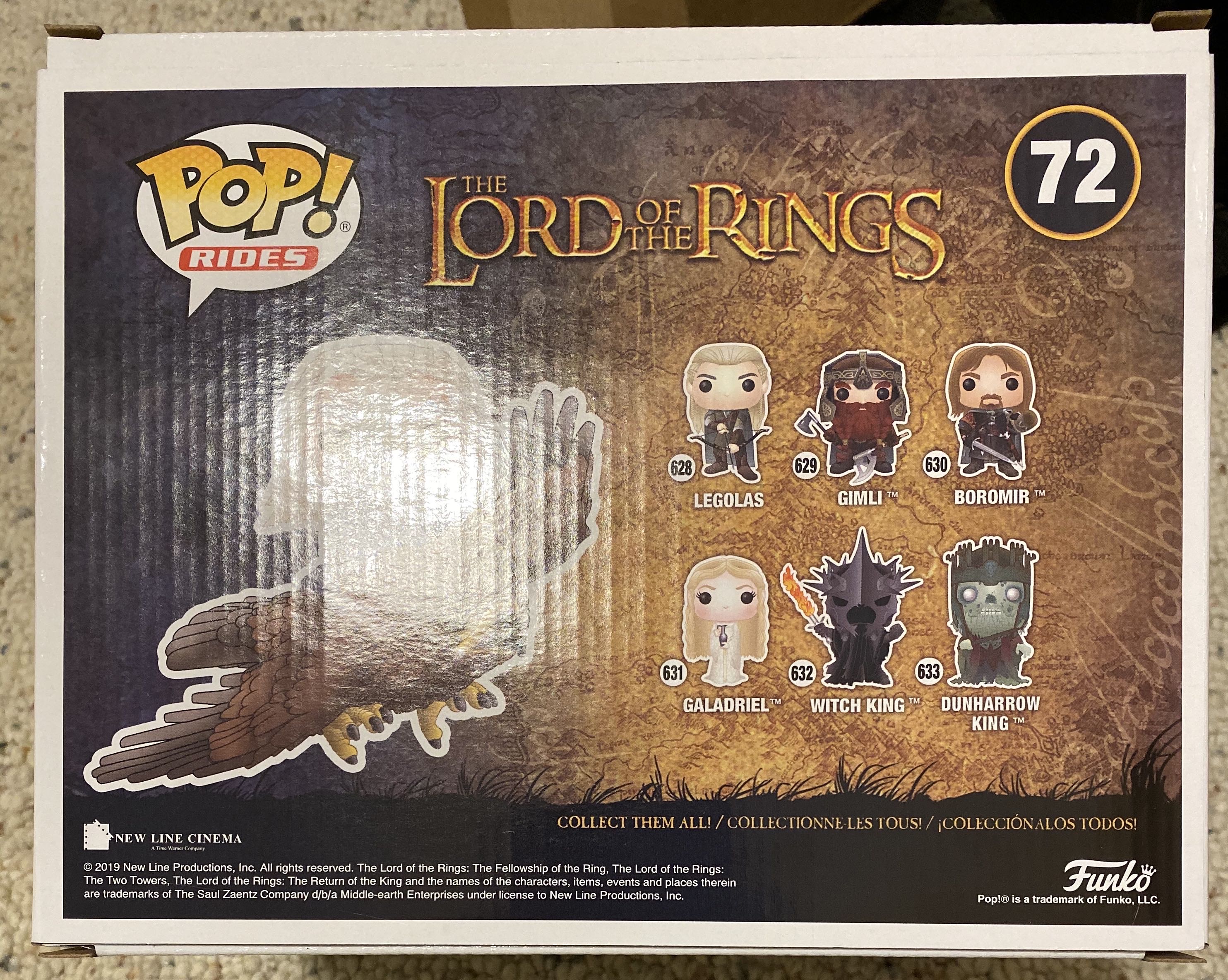 Lord Of The Rings - Gandalf On Gwaihit - The Lord of the Rings vinyl figure collectible [Barcode 889698408691] - Main Image 2