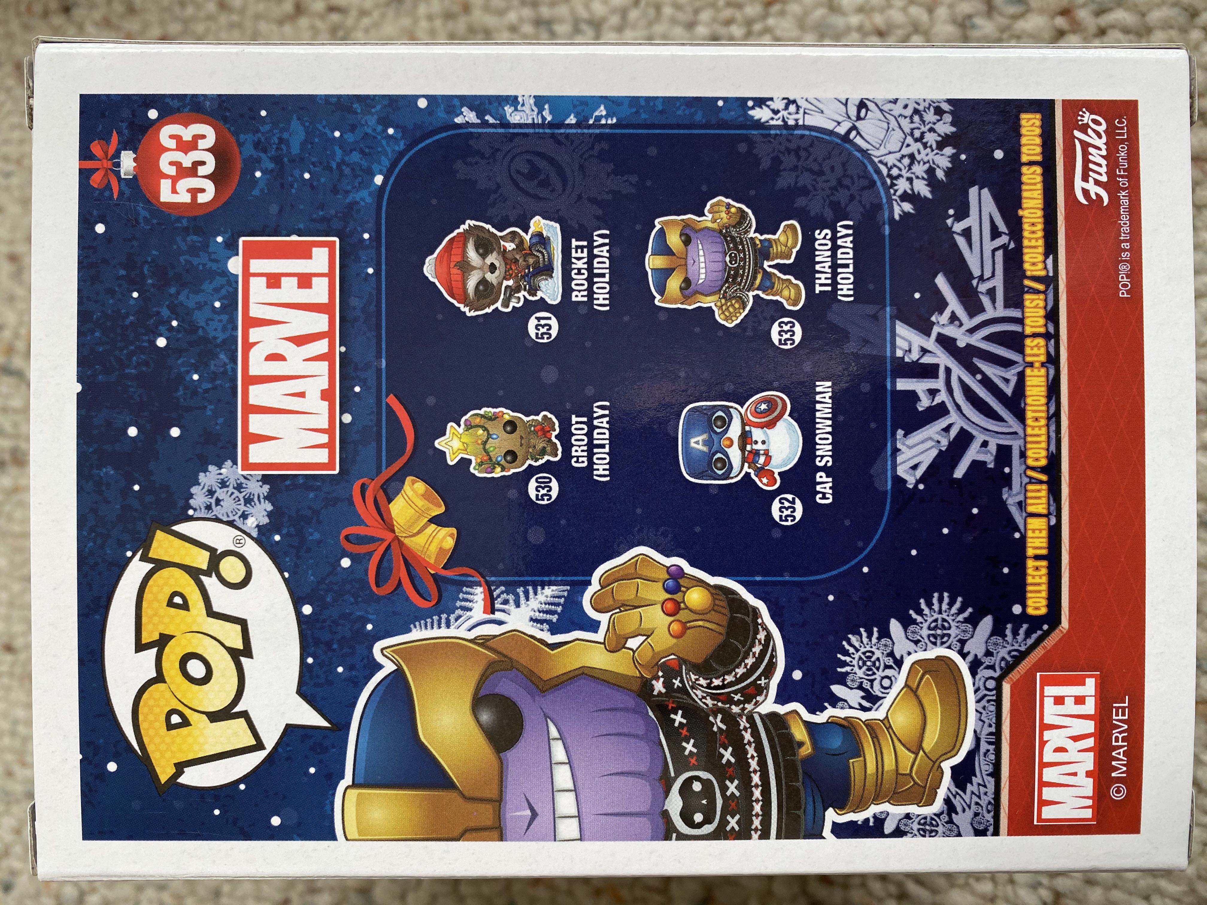 Holiday: Thanos - Marvel Universe vinyl figure collectible [Barcode 889698433365] - Main Image 2