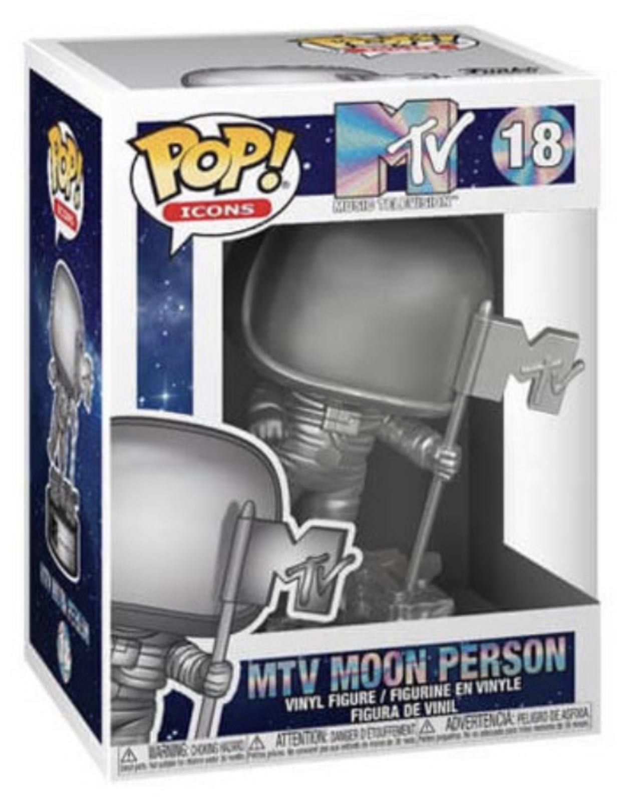 MTV Moon Person - Ad Icons vinyl figure collectible [Barcode 889698435635] - Main Image 3