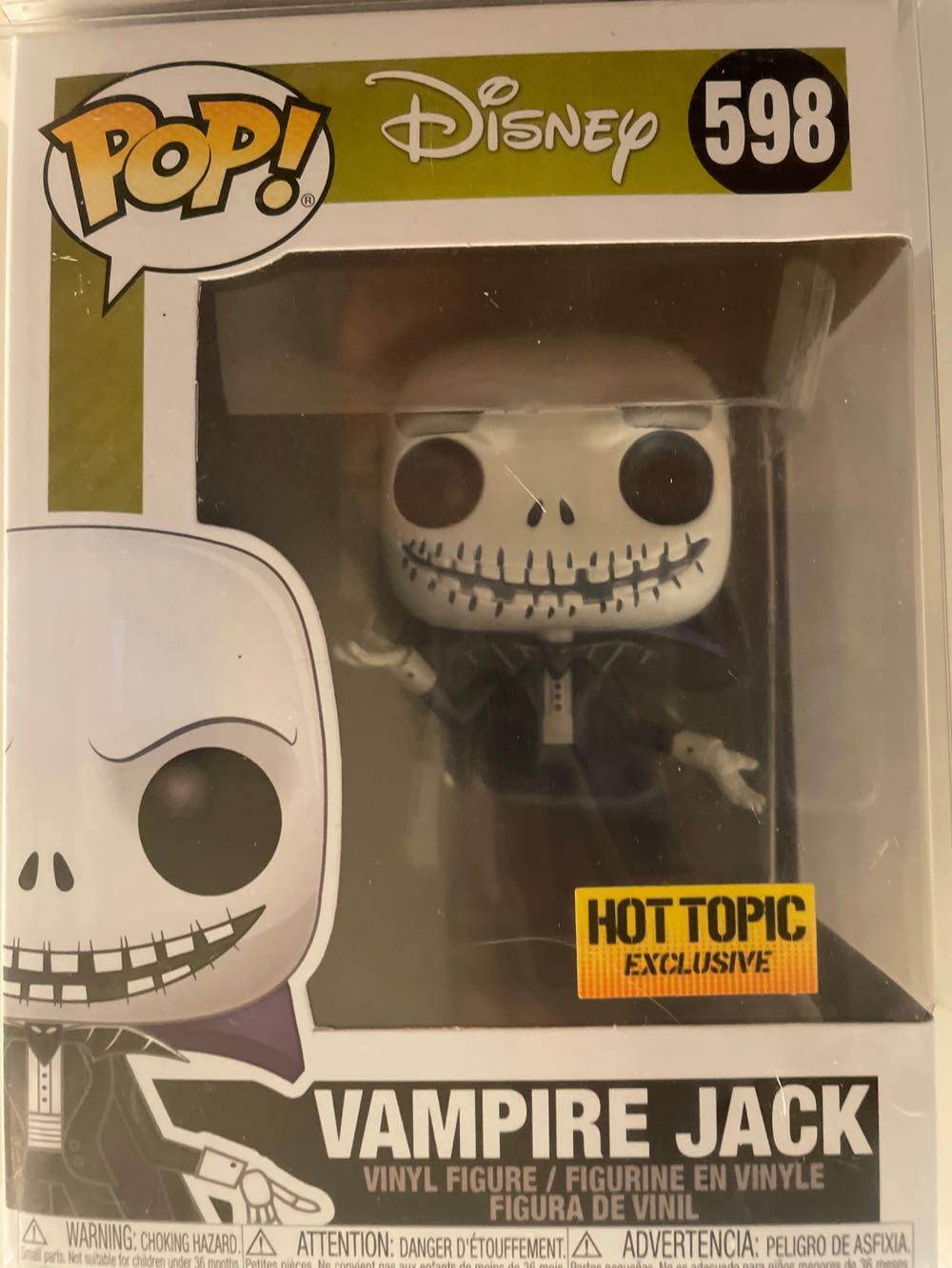 Jack (Vampire) - The Nightmare Before Christmas vinyl figure collectible [Barcode 889698444910] - Main Image 2