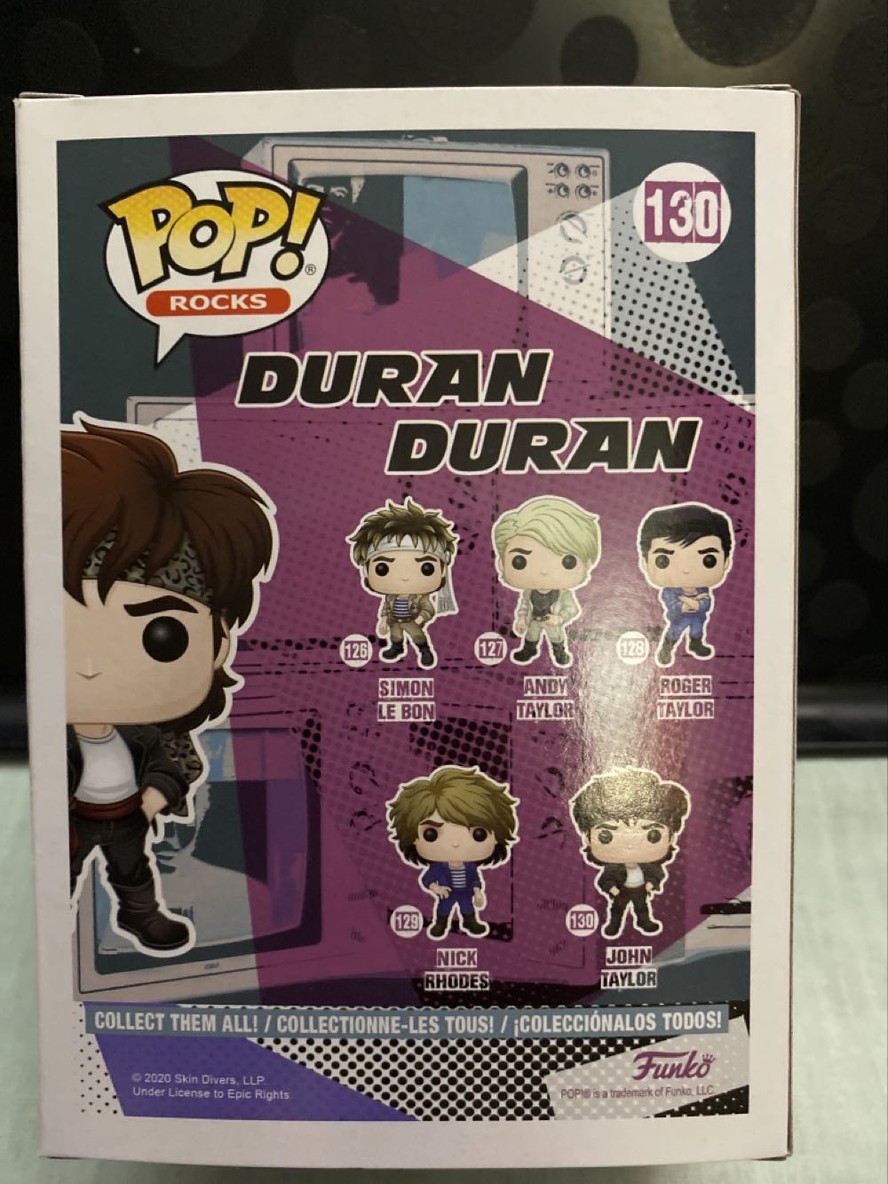 John Taylor - Duran Duran vinyl figure collectible [Barcode 889698412315] - Main Image 3