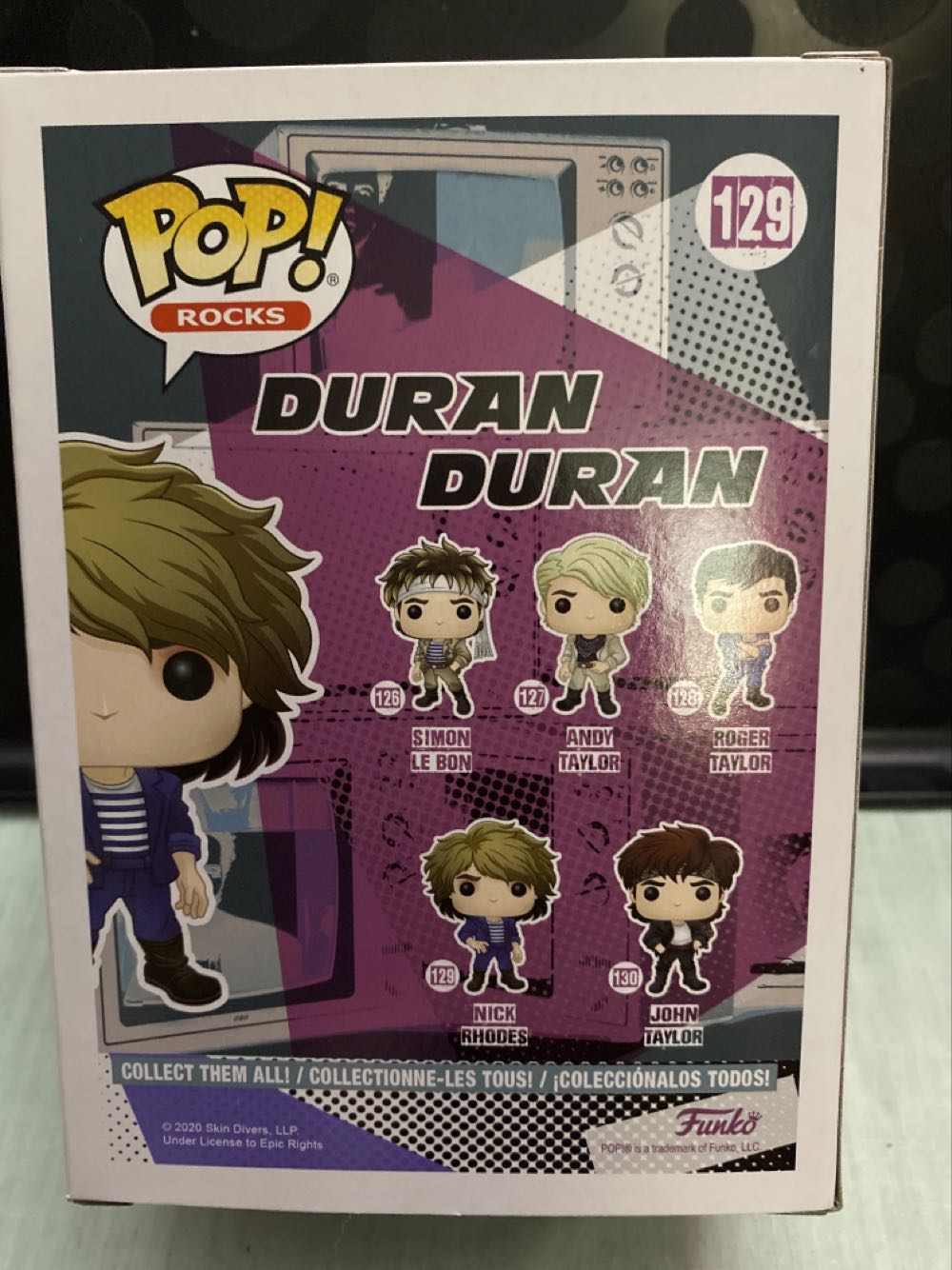 Nick Rhodes - Duran Duran vinyl figure collectible [Barcode 889698412322] - Main Image 4