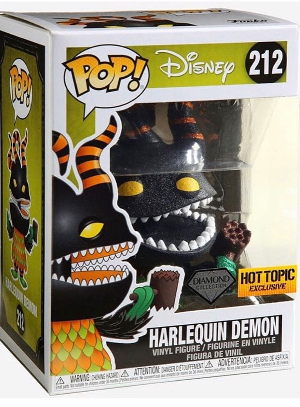 Harlequin Demon Diamond - The Nightmare Before Christmas vinyl figure collectible [Barcode 889698415989] - Main Image 3