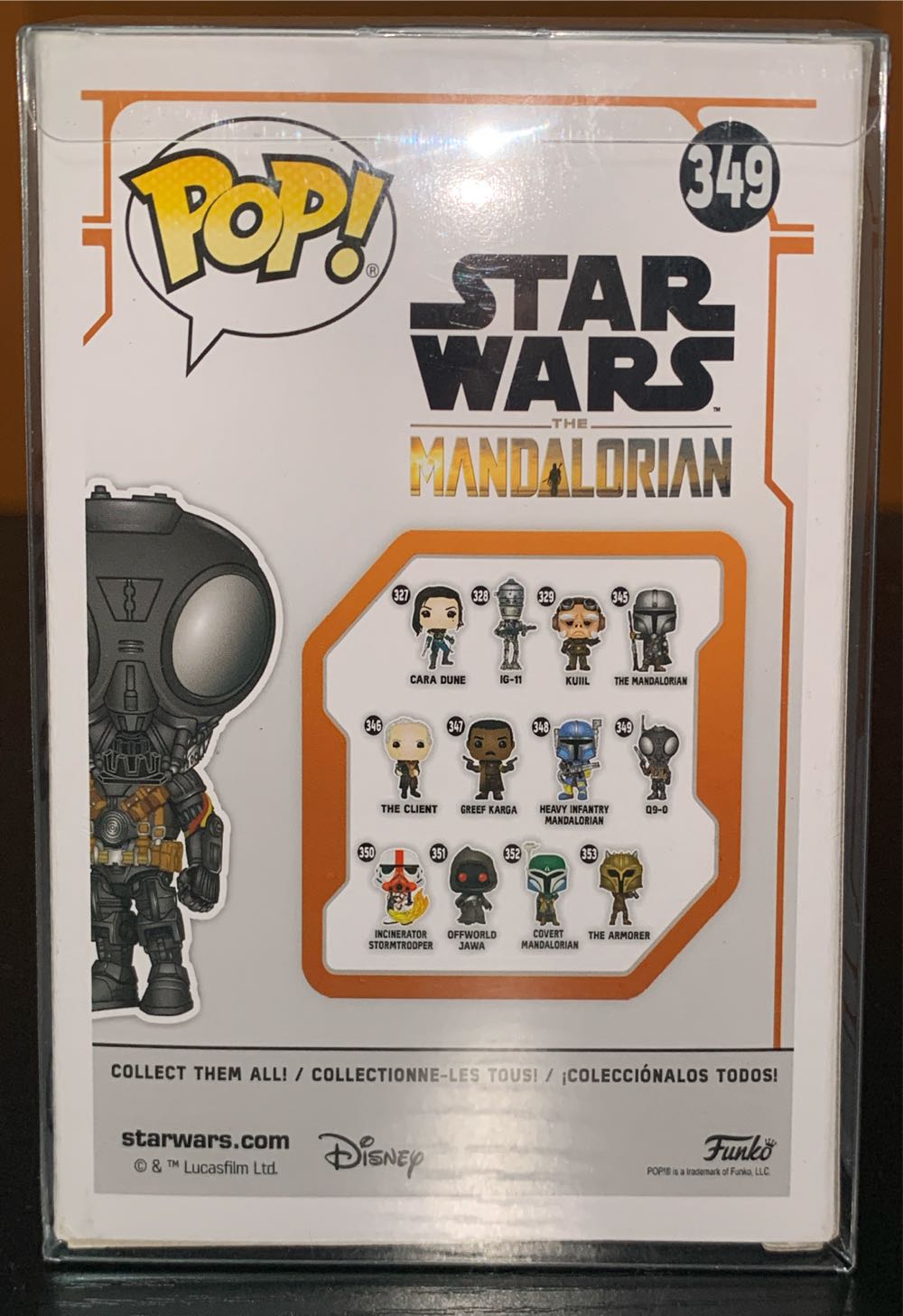 Q9-0 - Star Wars: The Mandalorian vinyl figure collectible [Barcode 889698455411] - Main Image 3