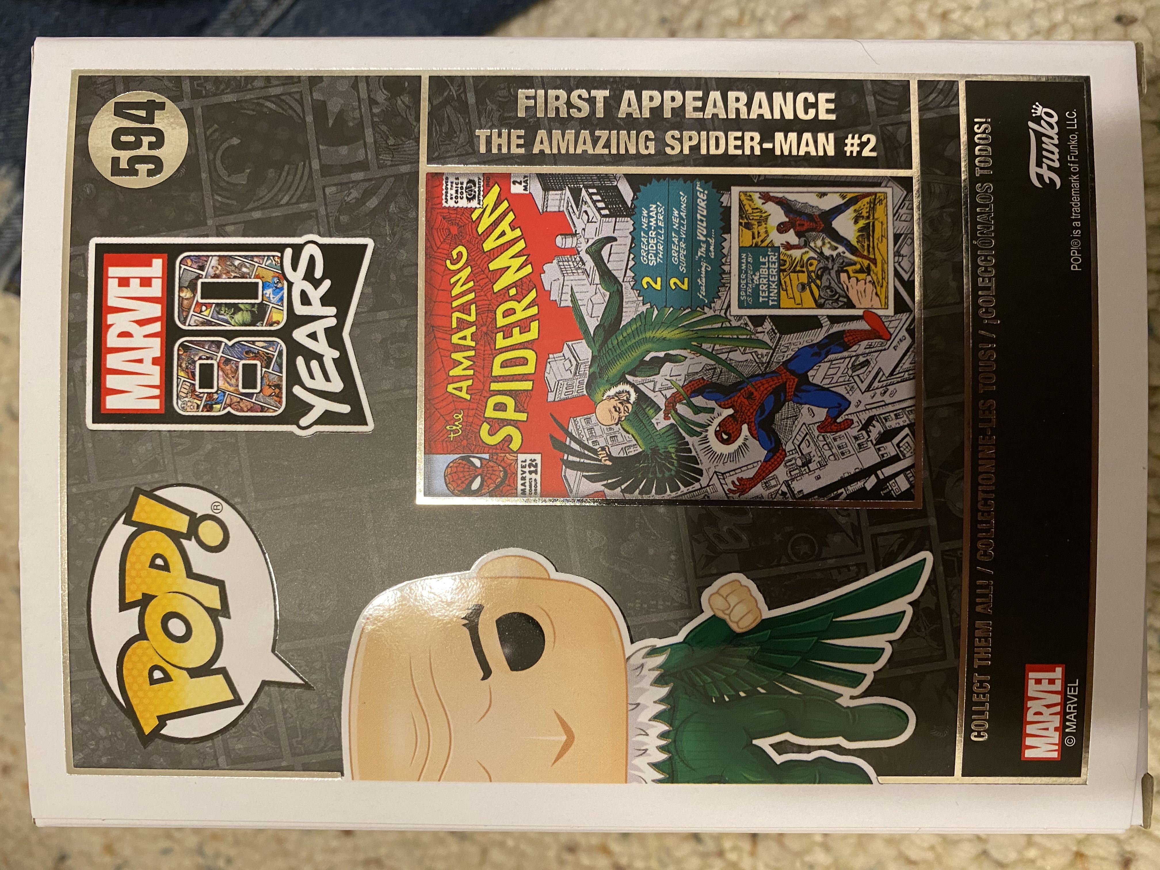 Vulture #594 - Marvel Universe vinyl figure collectible [Barcode 889698469531] - Main Image 2