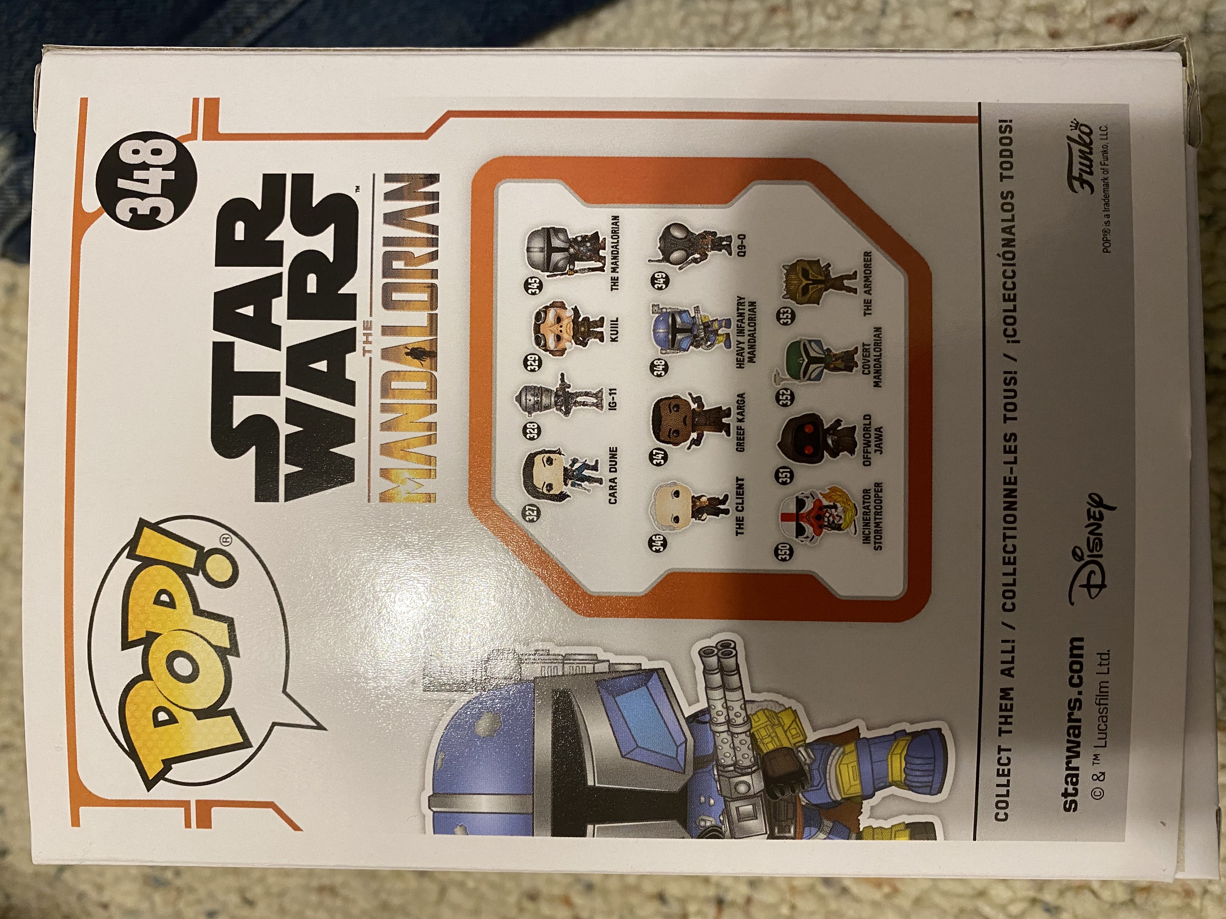 Mandalorian (Heavy Infantry) - Star Wars: The Mandalorian vinyl figure collectible [Barcode 889698455404] - Main Image 2