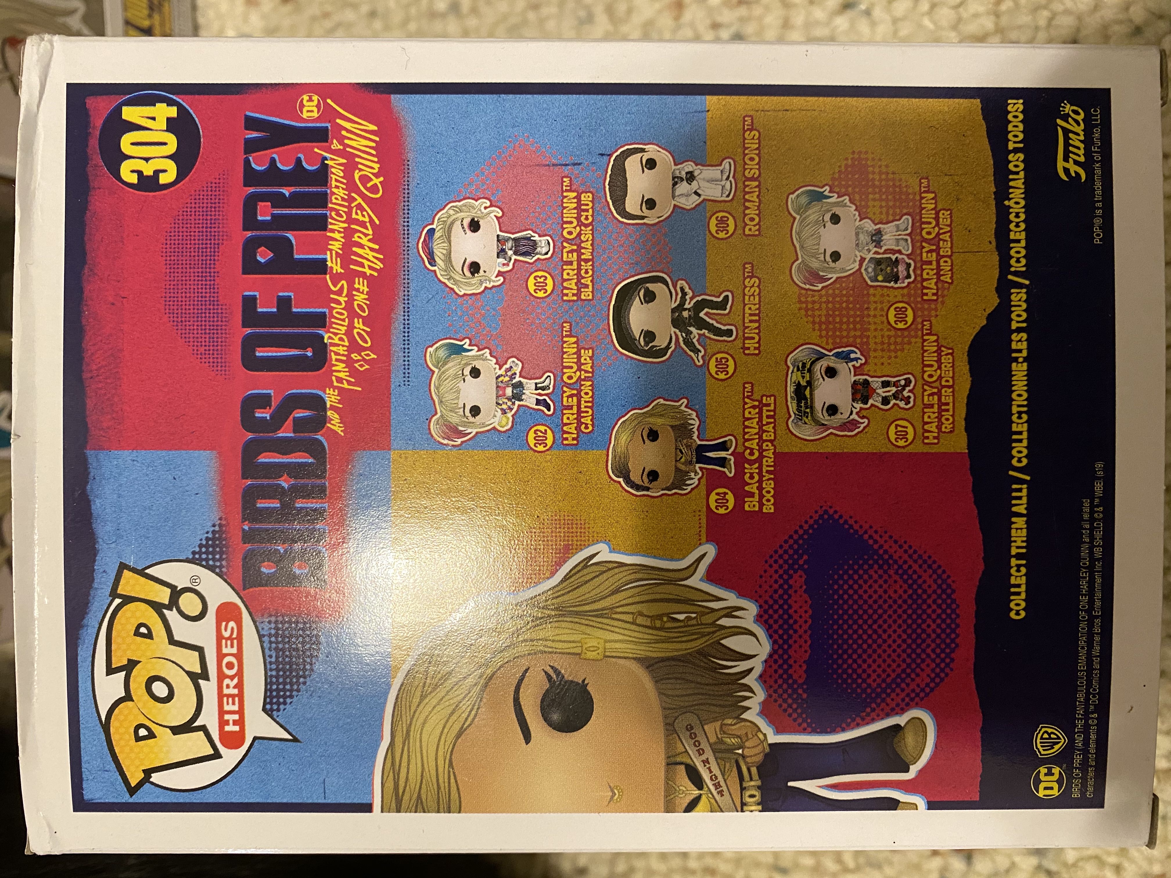 Black Canary Boobytrap Battle - Birds of Prey vinyl figure collectible [Barcode 889698443722] - Main Image 2