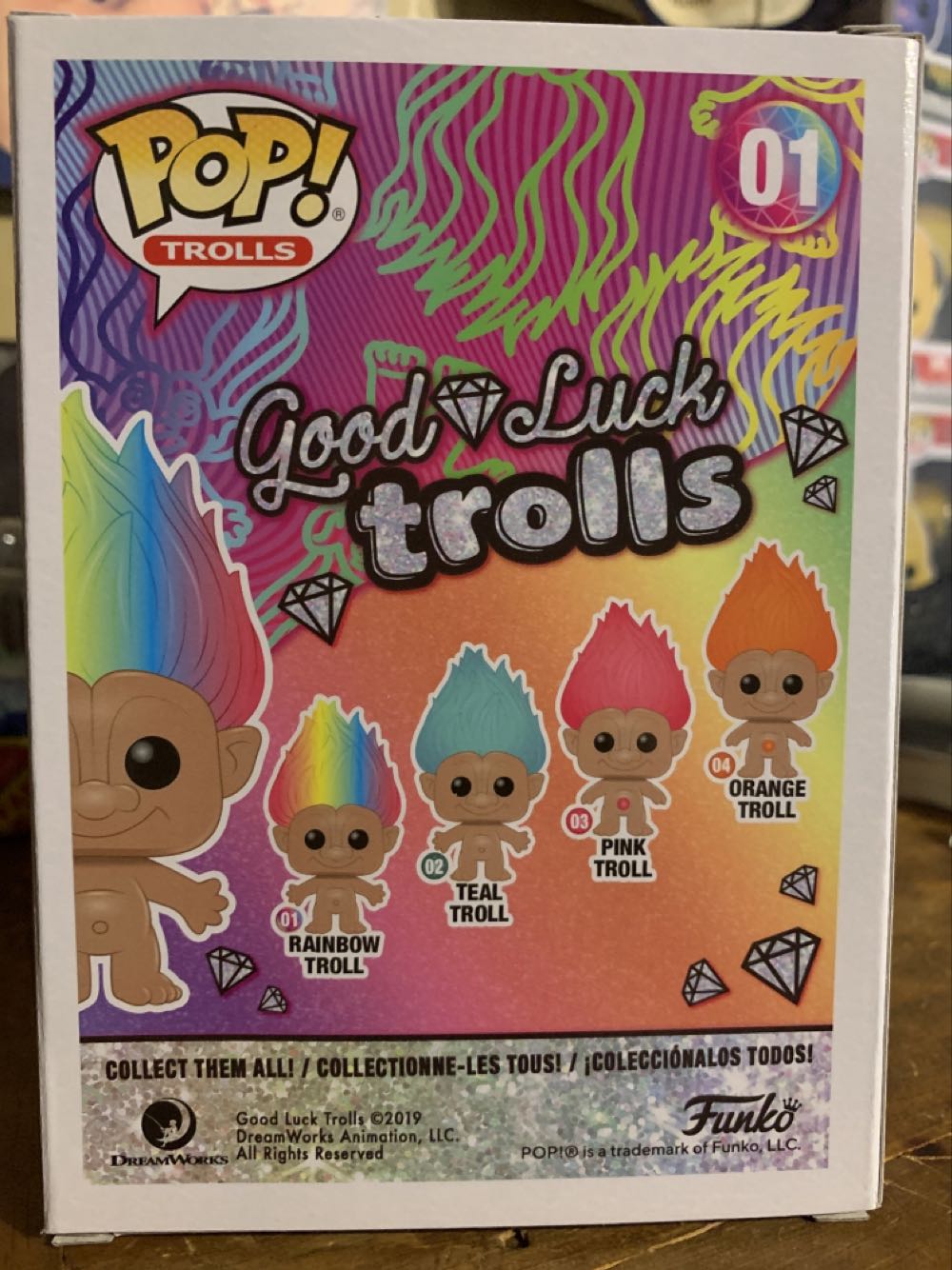 Rainbow Troll - BoxTrolls vinyl figure collectible [Barcode 889698446044] - Main Image 2