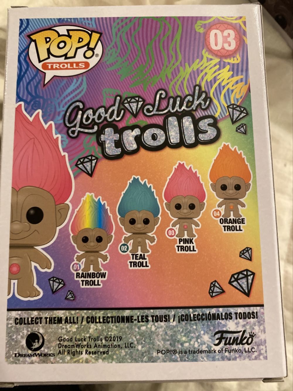 Good Luck Trolls #3 Pink Troll - BoxTrolls vinyl figure collectible [Barcode 889698446051] - Main Image 2