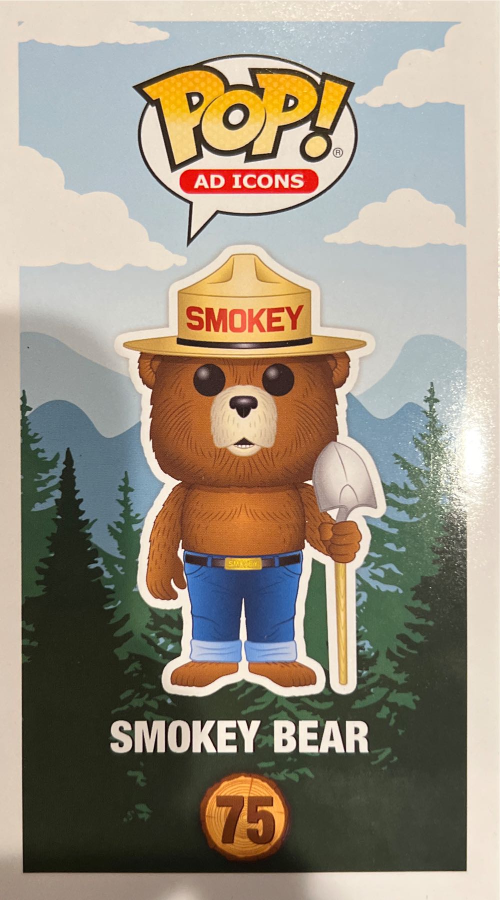 Ad Icons: Smokey Bear (Flocked) #75 - Ad Icons vinyl figure collectible [Barcode 889698448628] - Main Image 4