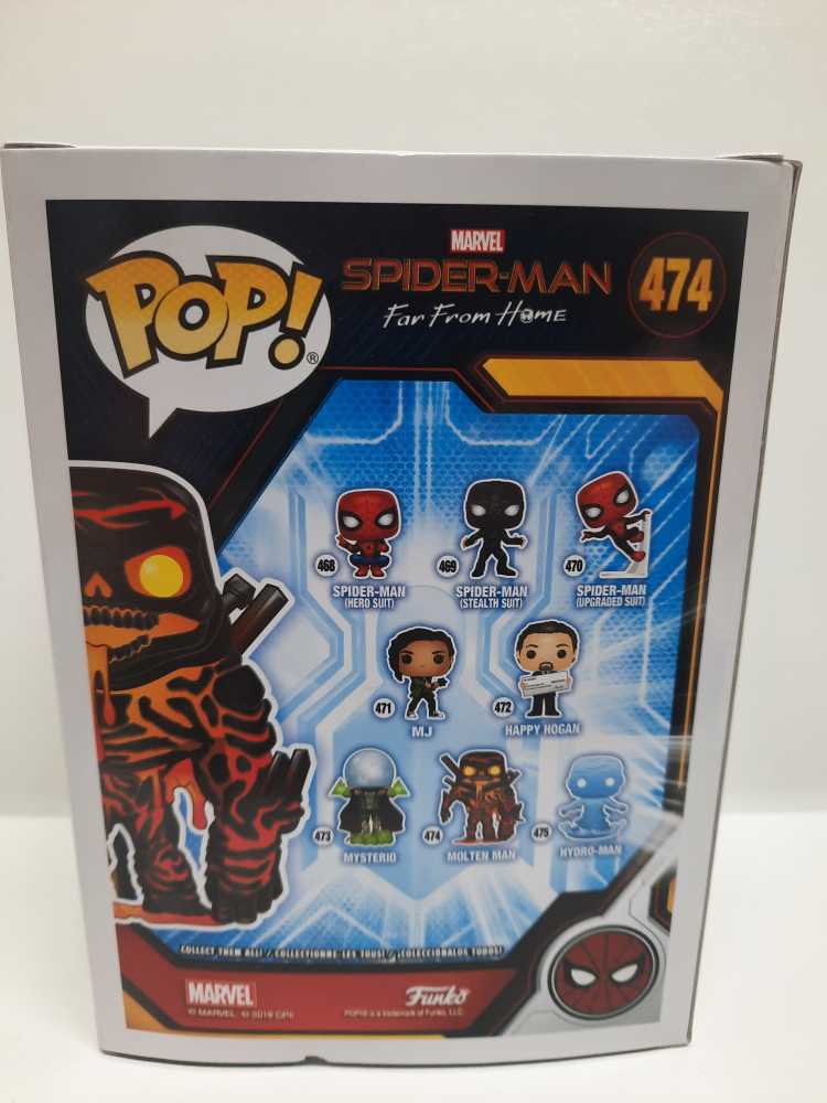 Spider-Man Far From Home: Molten Man - Spider-Man: Far from Home vinyl figure collectible [Barcode 889698392099] - Main Image 2