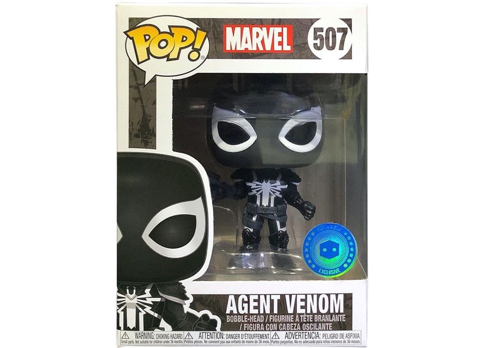 Agent Venom Pop! 507 - Venom vinyl figure collectible [Barcode 889698412391] - Main Image 3