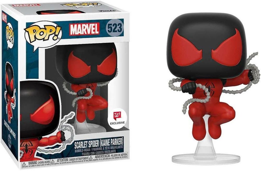 Scarlet Spider (Kaine Parker) Pop! 523 - Spider-Man vinyl figure collectible [Barcode 889698429771] - Main Image 3