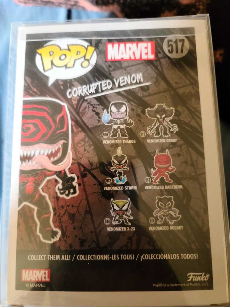 Venom # 517 Corrupted Venom (Glow in the Dark) - Venom vinyl figure collectible [Barcode 889698439787] - Main Image 2