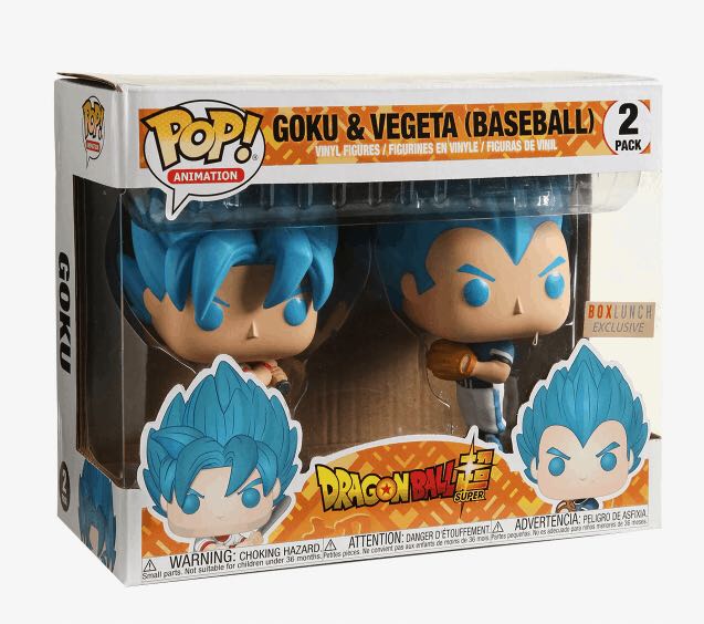 Goku & Vegeta (Baseball) - Dragon Ball Z vinyl figure collectible [Barcode 889698417174] - Main Image 2