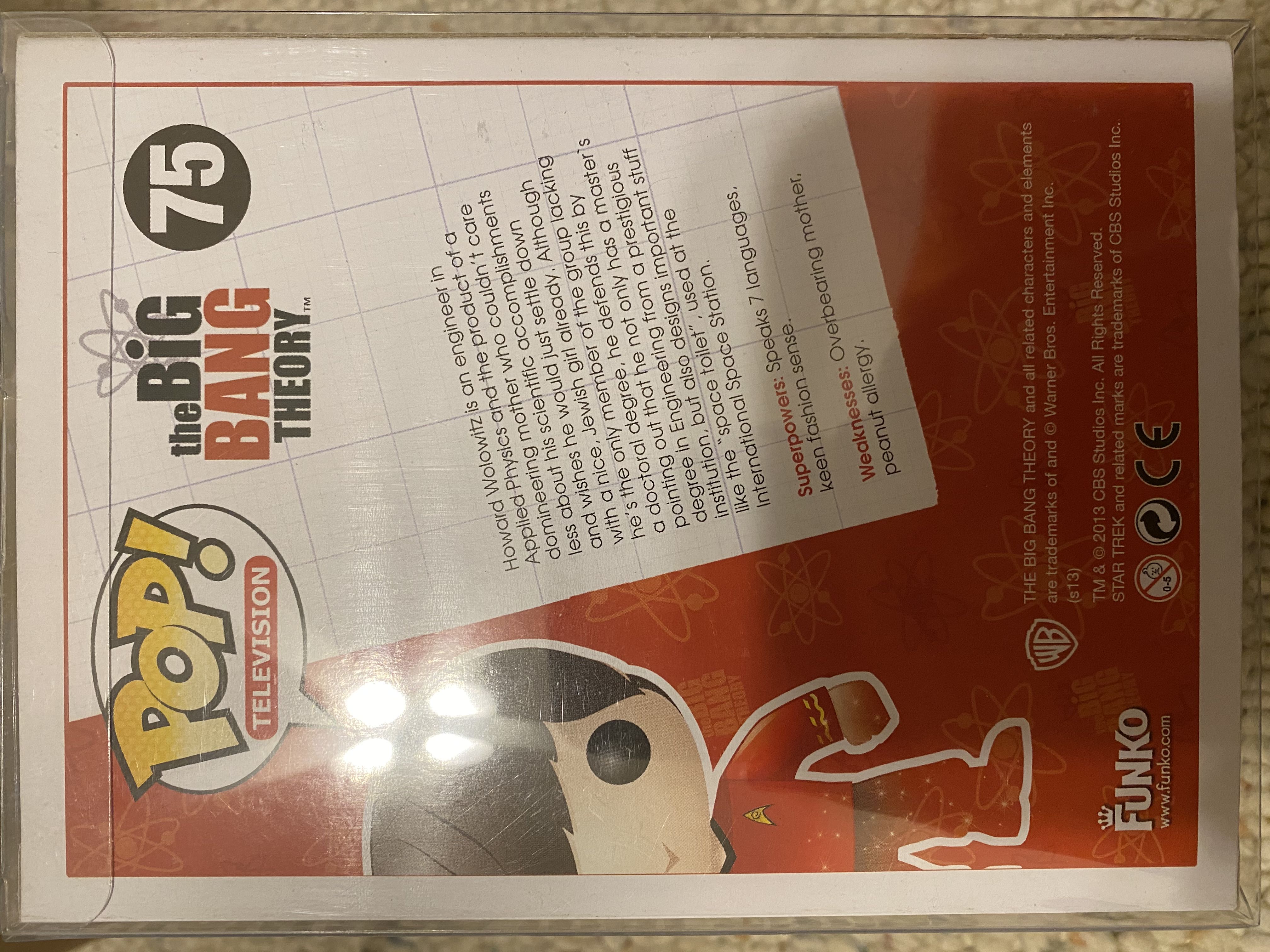 The Big Bang Theory - Howard Wolowitz Exclusive - The Big Bang Theory vinyl figure collectible [Barcode 830395034904] - Main Image 2