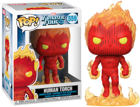 Human Torch $17 - Fantastic Four vinyl figure collectible - Main Image 2