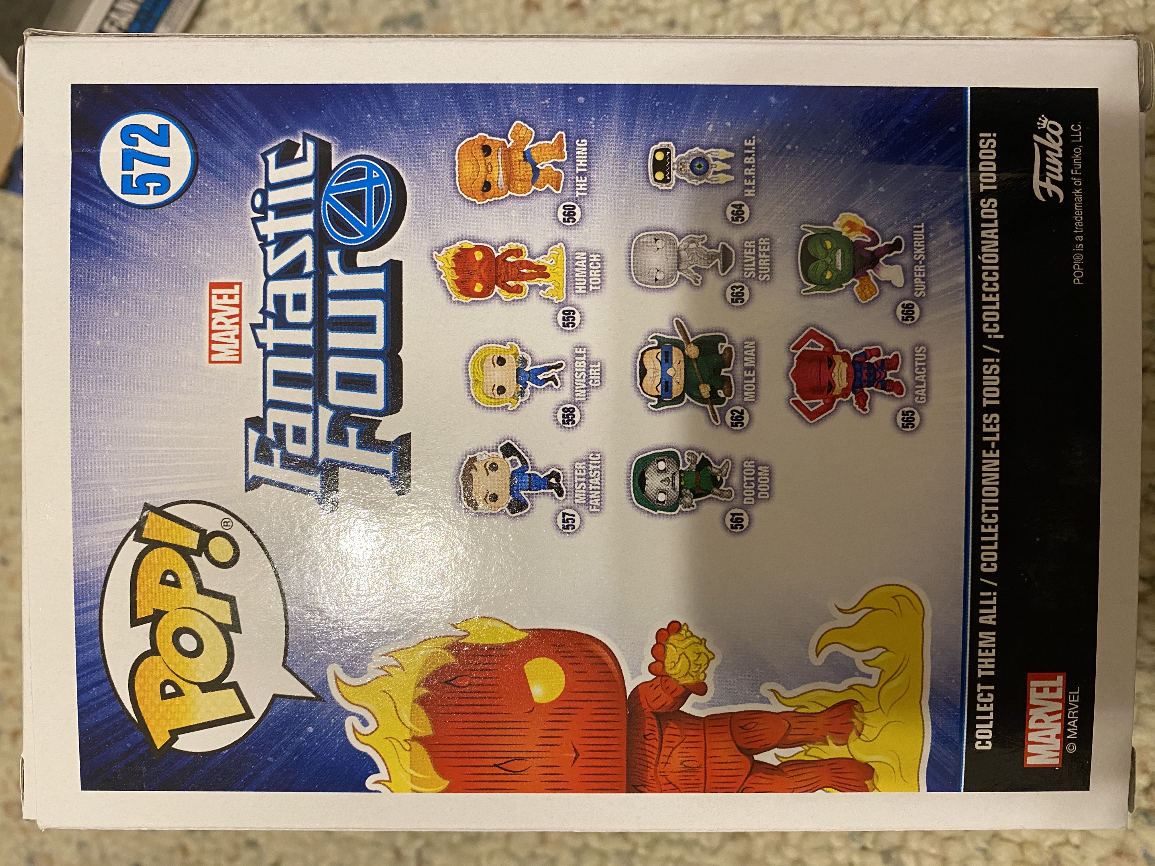 Human Torch - Fantastic Four vinyl figure collectible [Barcode 889698450102] - Main Image 2