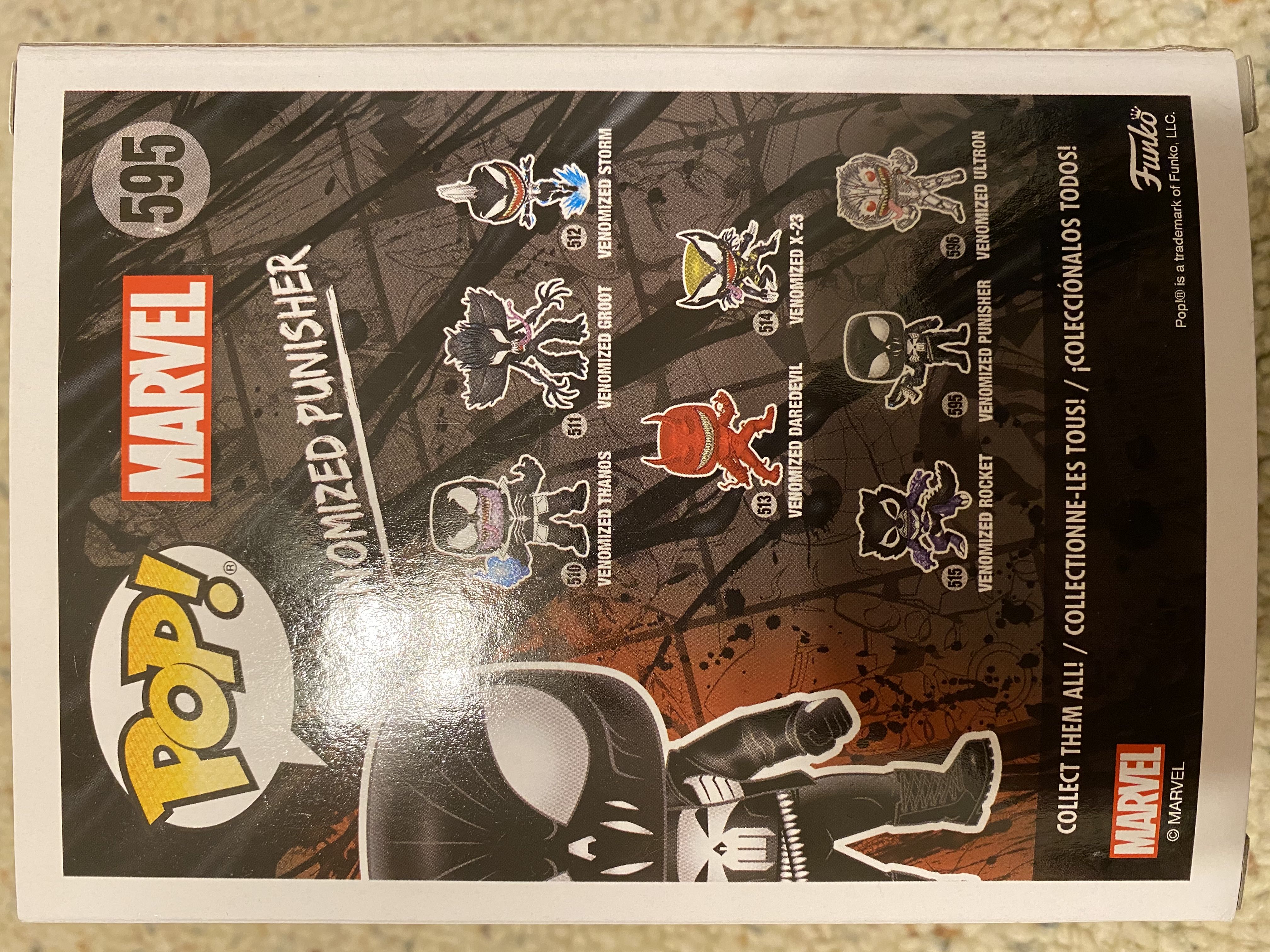 Venomized Punisher - Venom vinyl figure collectible [Barcode 889698464536] - Main Image 2