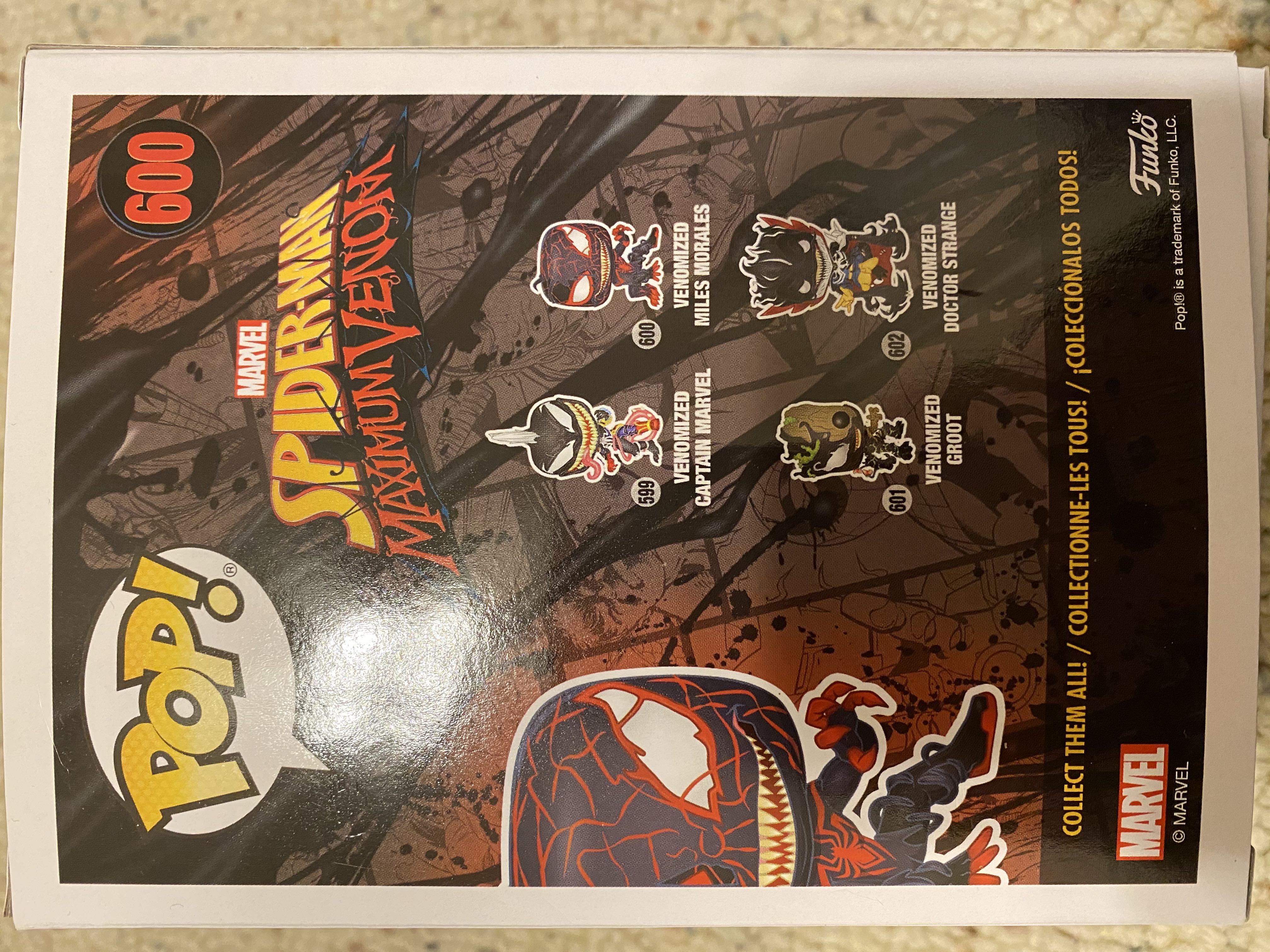 Venomized Miles Morales - Spider-Man vinyl figure collectible [Barcode 889698464598] - Main Image 2