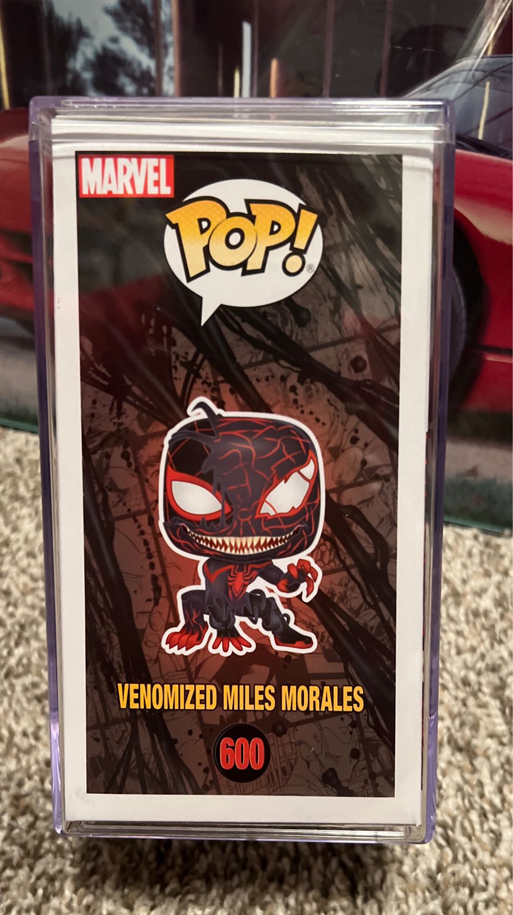 Venomized Miles Morales - Spider-Man vinyl figure collectible [Barcode 889698464598] - Main Image 4