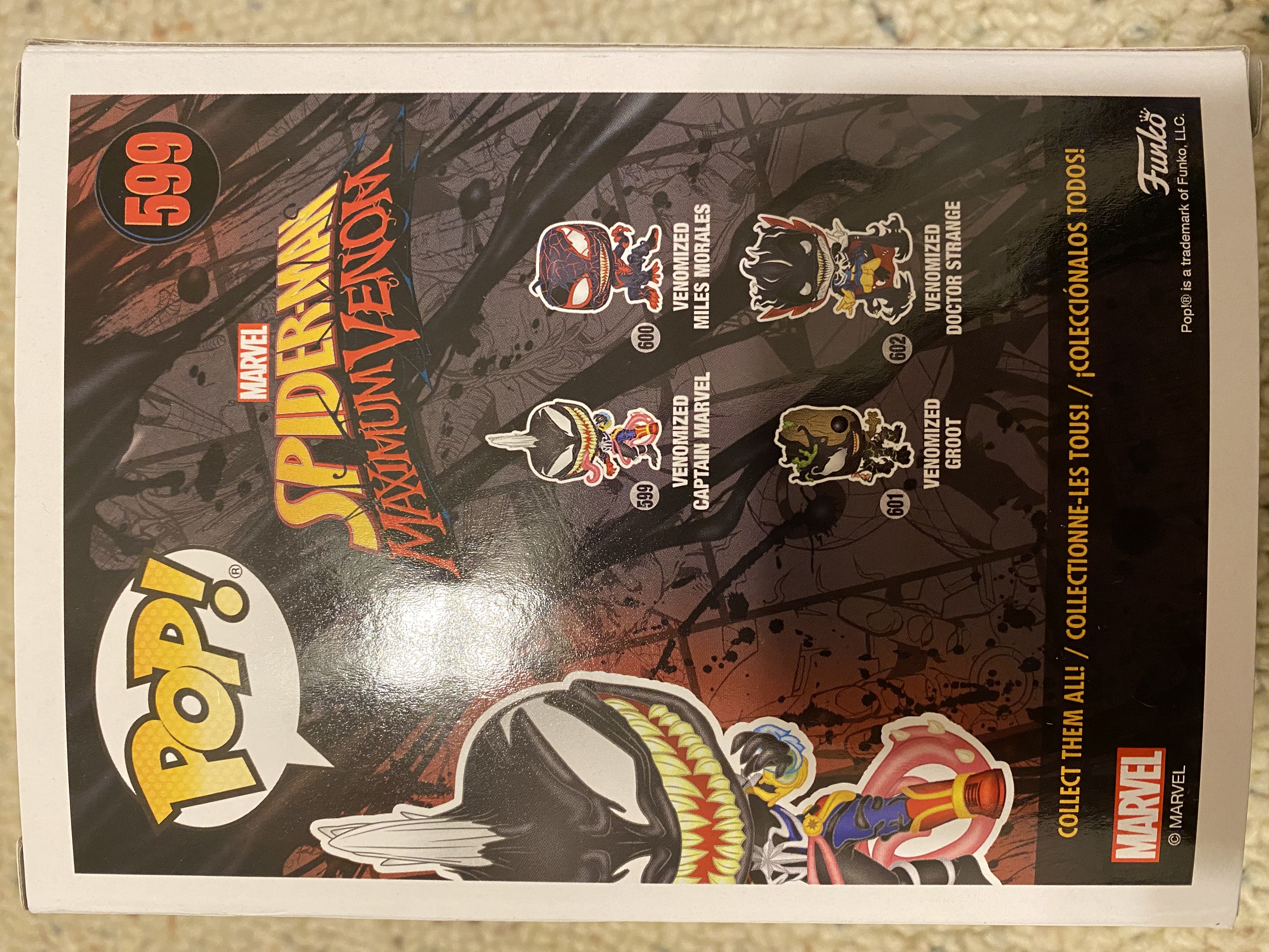 Venomized Captain Marvel - Venom vinyl figure collectible [Barcode 889698464567] - Main Image 2