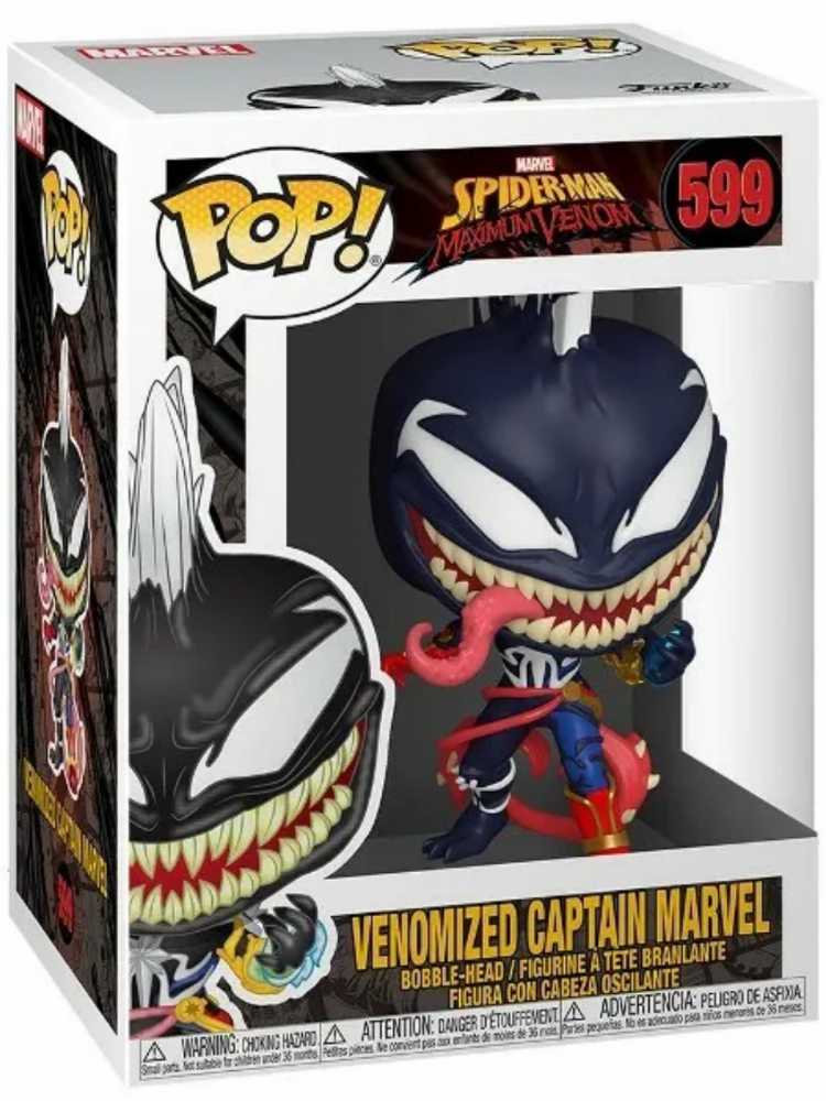 Venomized Captain Marvel - Venom vinyl figure collectible [Barcode 889698464567] - Main Image 3