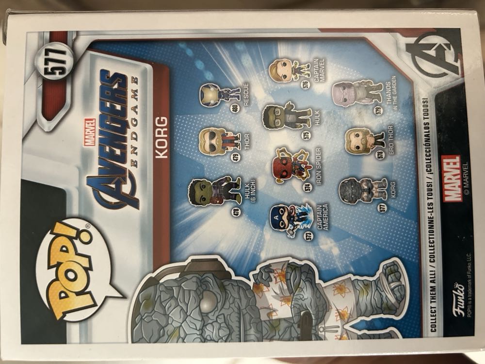 KORG - Avengers vinyl figure collectible [Barcode 889698451406] - Main Image 4