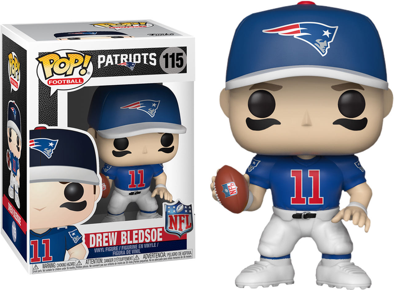 Drew Bledsoe - NFL vinyl figure collectible [Barcode 889698333085] - Main Image 2