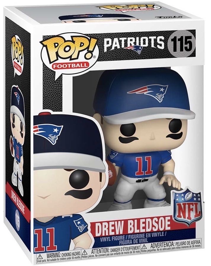 Drew Bledsoe - NFL vinyl figure collectible [Barcode 889698333085] - Main Image 3