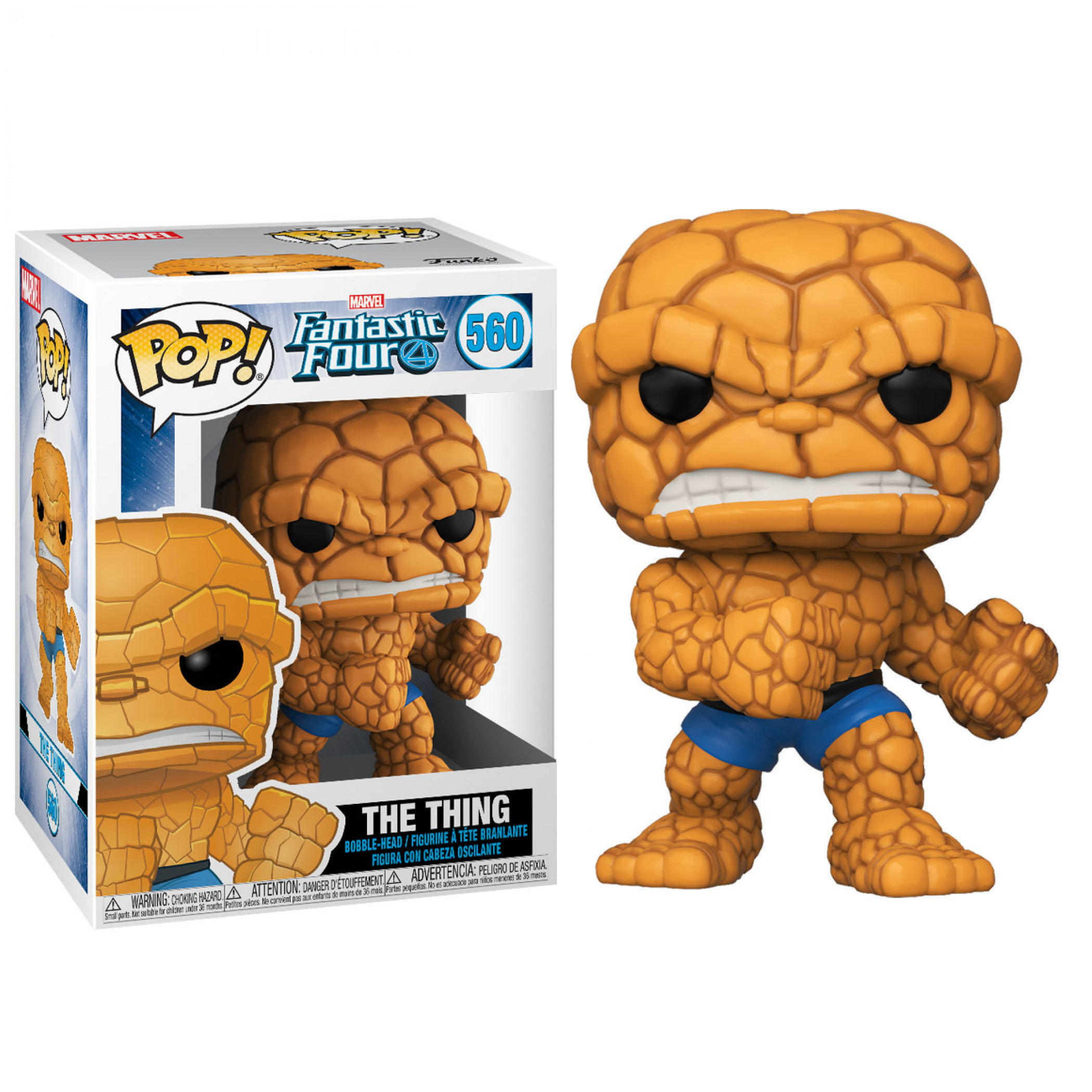 The Thing - Fantastic Four vinyl figure collectible [Barcode 889698449885] - Main Image 3