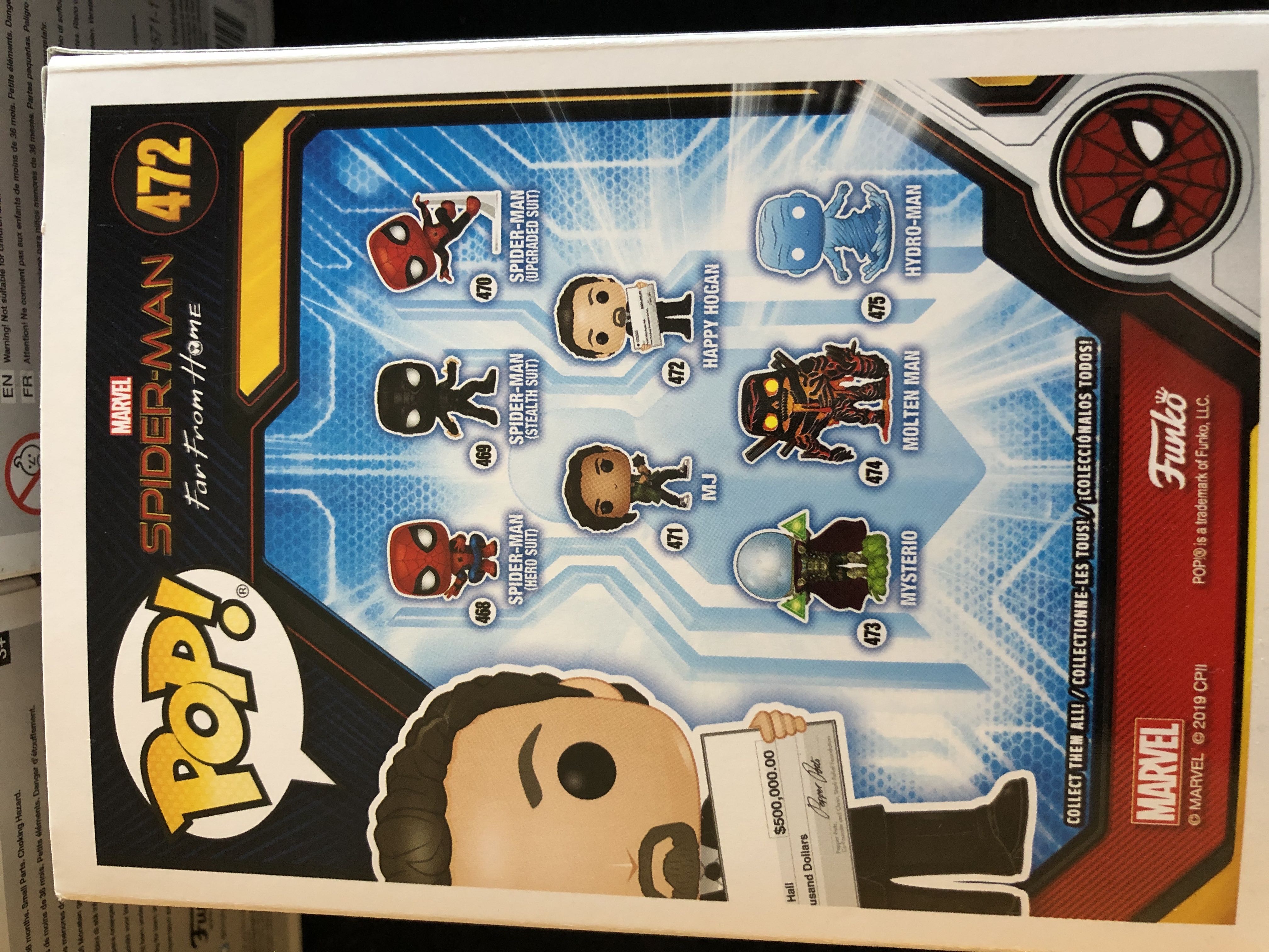 Happy Hogan - Spider-Man: Far from Home vinyl figure collectible [Barcode 889698401579] - Main Image 2