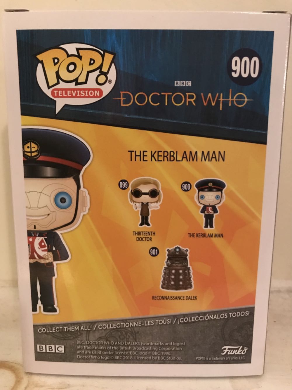 Doctor Who #900 Kerblam Man - Doctor Who vinyl figure collectible [Barcode 889698433525] - Main Image 3