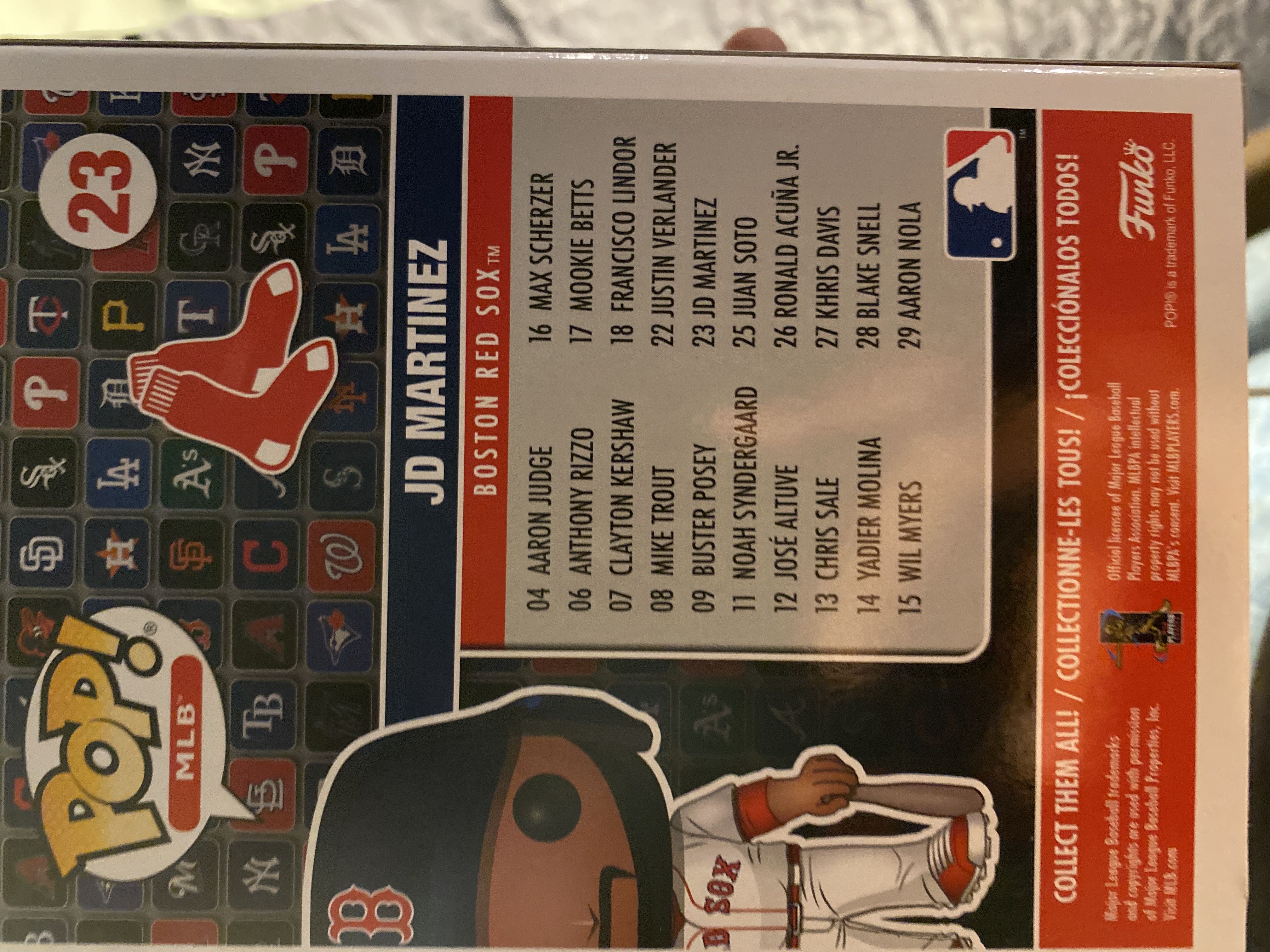 JD Martinez  vinyl figure collectible [Barcode 889698386692] - Main Image 2