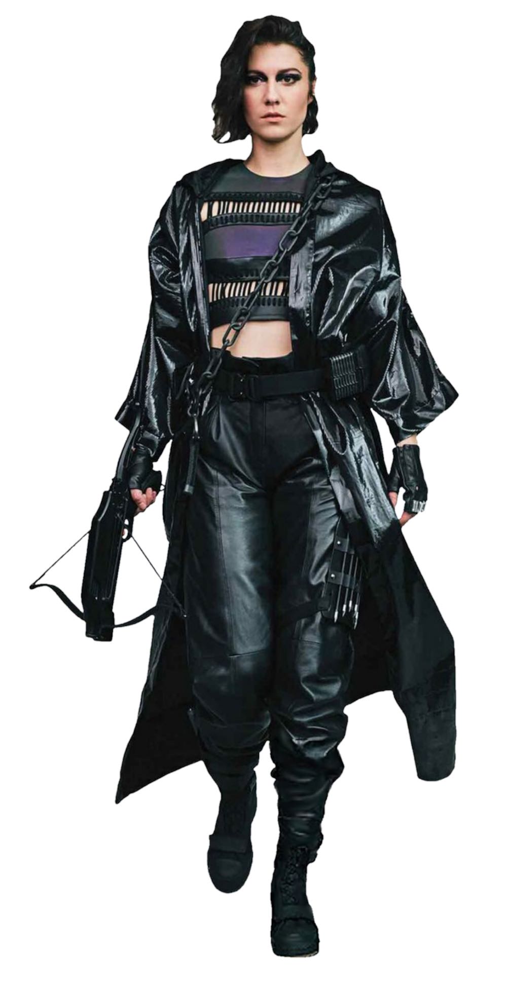 Huntress - Birds of Prey vinyl figure collectible [Barcode 889698443739] - Main Image 4