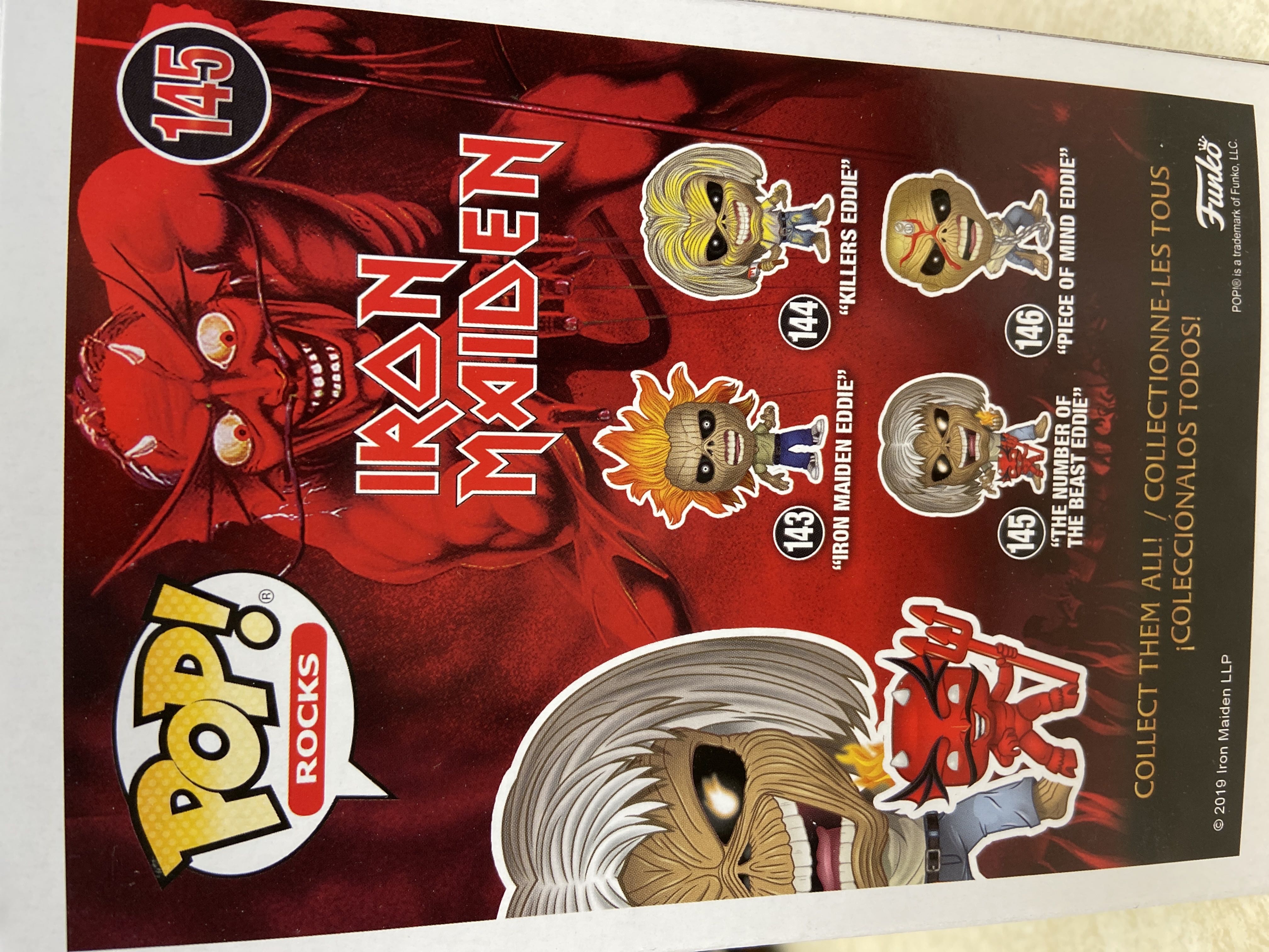 “The Number Of The Beast Eddie” - Iron Maiden vinyl figure collectible [Barcode 889698459815] - Main Image 2