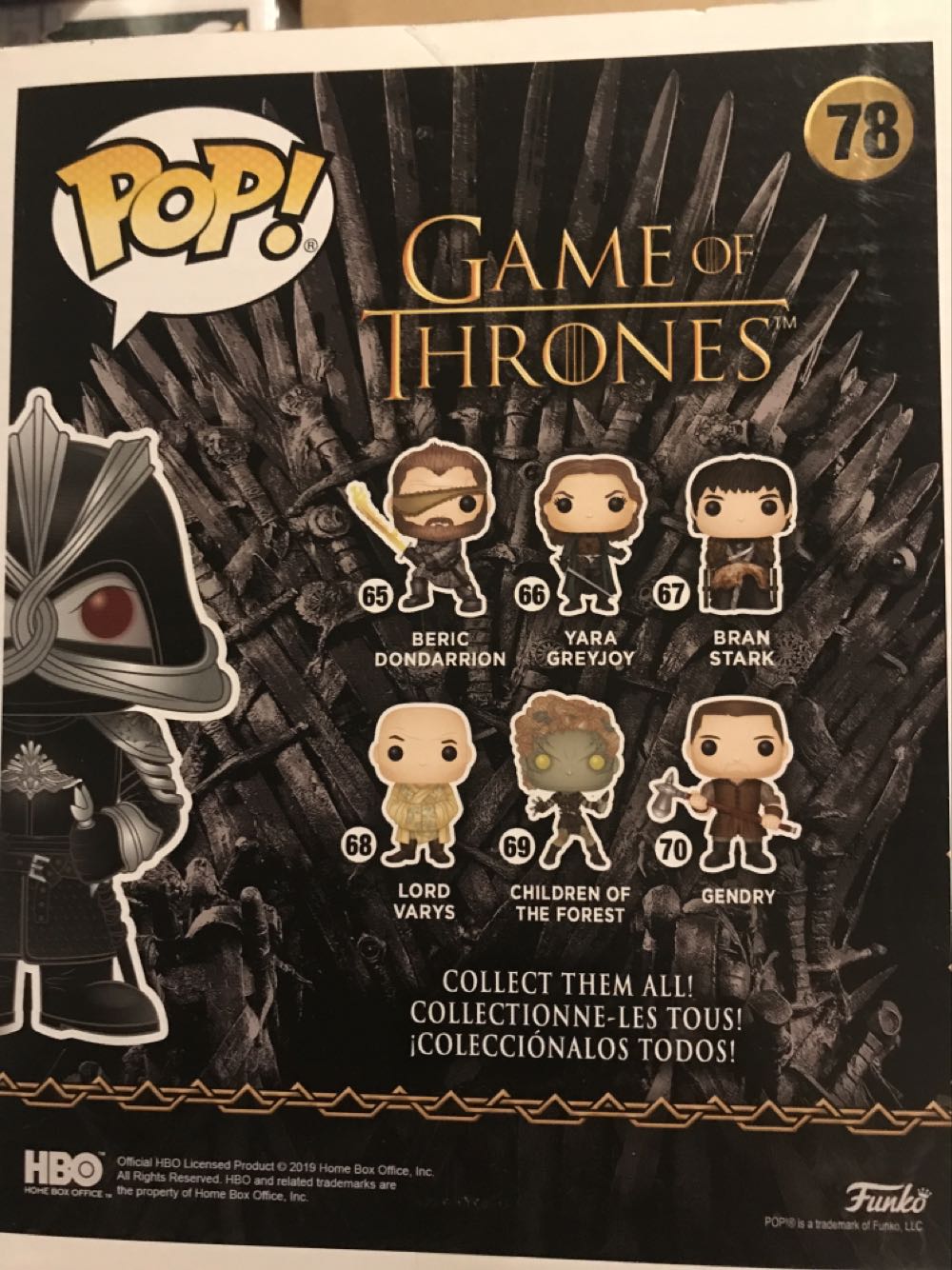 GoT: 78 The Mountain - Game of Thrones vinyl figure collectible [Barcode 889698428019] - Main Image 2