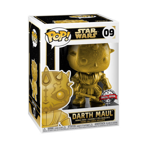 Darth Maul (Gold) - Star Wars vinyl figure collectible [Barcode 889698430203] - Main Image 2