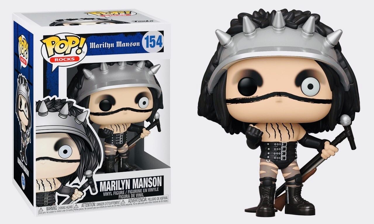 154 Marilyn Manson - Musicians vinyl figure collectible [Barcode 889698453905] - Main Image 2