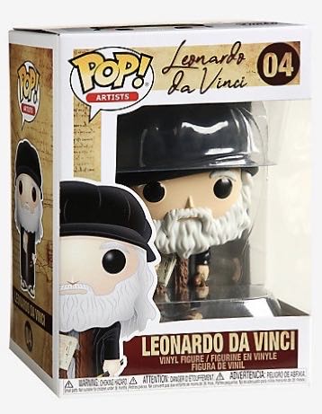Leonardo da Vinci  vinyl figure collectible - Main Image 3