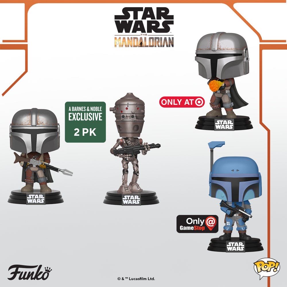 Star Wars: The Mandalorian: Flame Throwing - Star Wars vinyl figure collectible [Barcode 889698460934] - Main Image 3