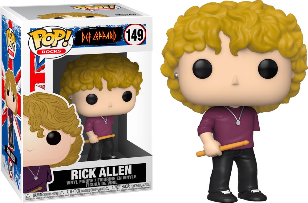 Rick Allen - Def Leppard vinyl figure collectible [Barcode 889698401272] - Main Image 2