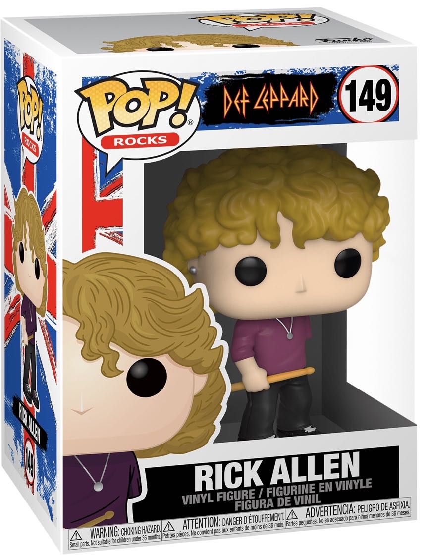 Rick Allen - Def Leppard vinyl figure collectible [Barcode 889698401272] - Main Image 3