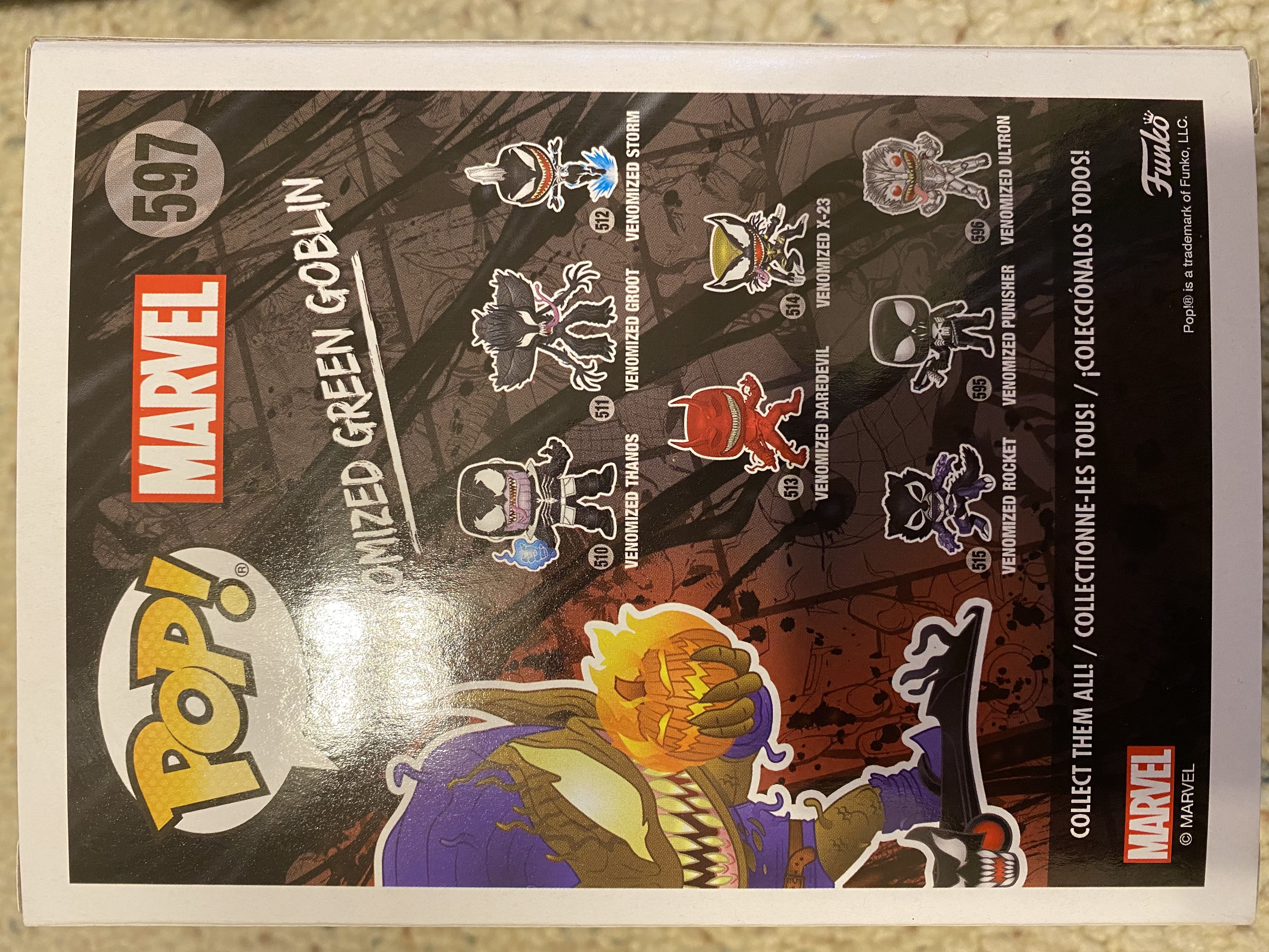 Venomized Green Goblin - Venom vinyl figure collectible [Barcode 889698464550] - Main Image 2