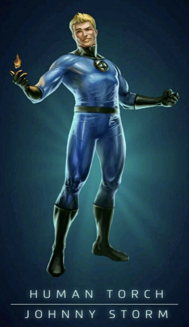 Human Torch - Fantastic Four vinyl figure collectible [Barcode 889698450072] - Main Image 4