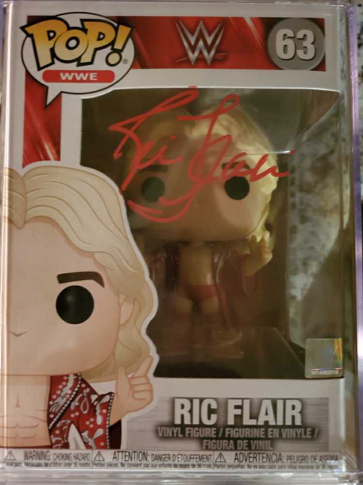 Ric Flair - Autographed - Funko Pop - WWE vinyl figure collectible [Barcode 889698380676] - Main Image 3