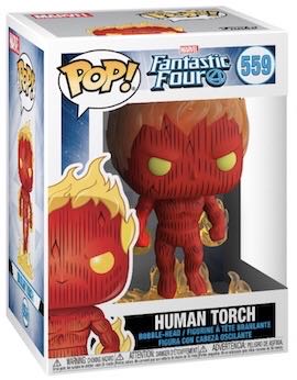 Fantastic Four: Human Torch, #559 - Fantastic Four vinyl figure collectible [Barcode 889698449878] - Main Image 3